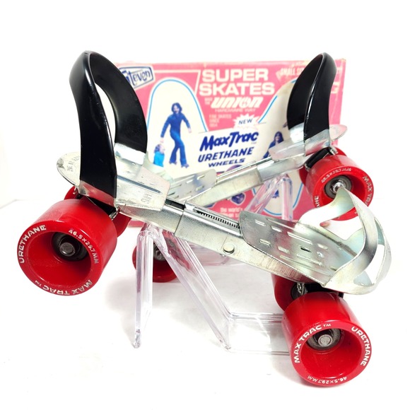 VTG Steven Super Skates Max Trac Urethane Wheels 1978 Roller Skates 1452 Sz Sm. - Picture 11 of 16